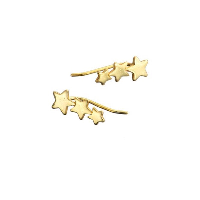 Star climber online earrings gold