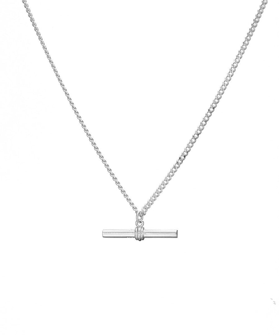 Silver T-Bar Curb – Mary K Jewellery - Main Image